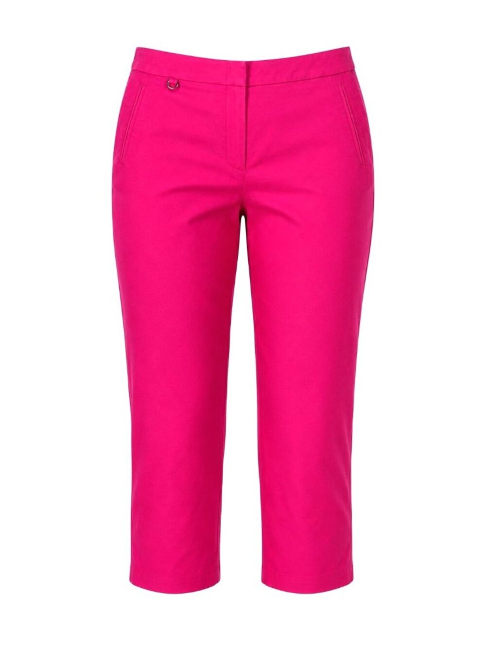 Adrianna Papell Size 32 Pink Cropped Trousers Luxury Fit Preppy Casual Chino Com